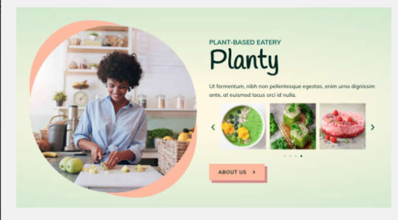 Landingpage Sản phẩm dinh dưỡng từ thực vật – V201