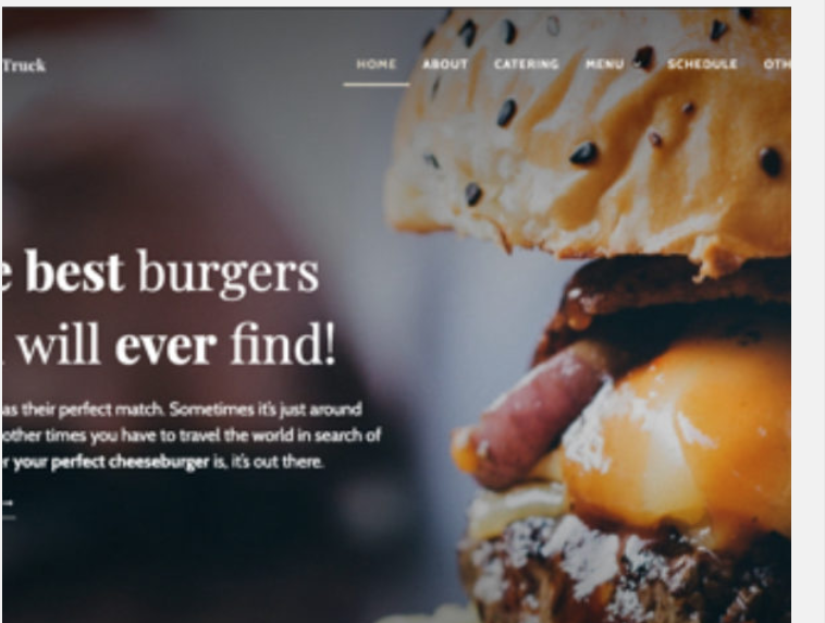 Landingpage Nhà hàng thức ăn nhanh chuyên về Hamburger – R003